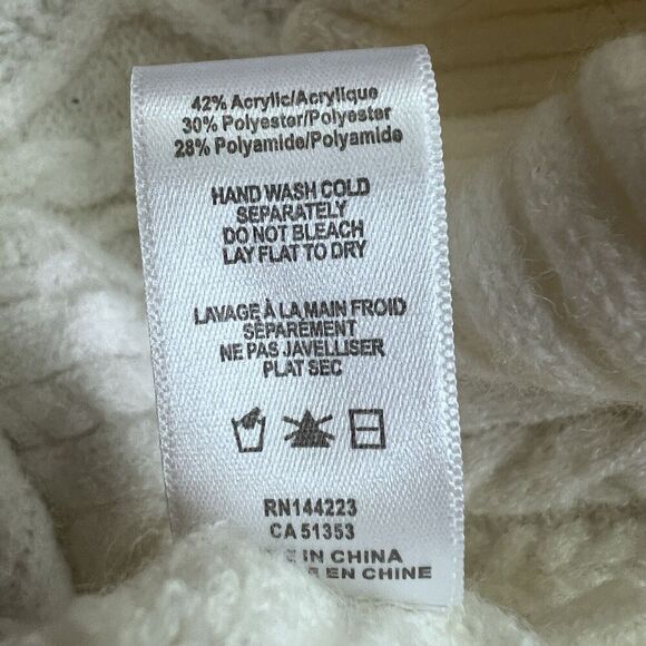 Bishop & Young Frankie Sleeveless Turtleneck Size Small Ivory - Picture 8 of 8